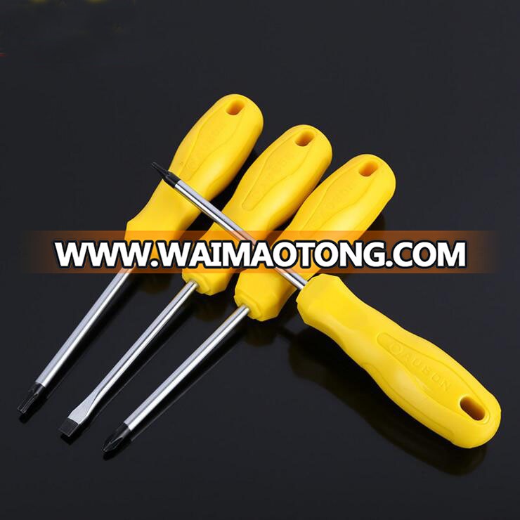 Monochrome Handle Oil Resistant and Sadi-Proof Cross - Shaped Screwdriver