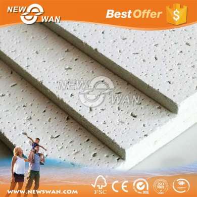 White Acoustic Panel Mineral Fiber Ceiling Board